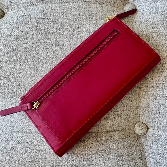RADLEY LONDON Red Leather Wallet - Picture 3 of 4